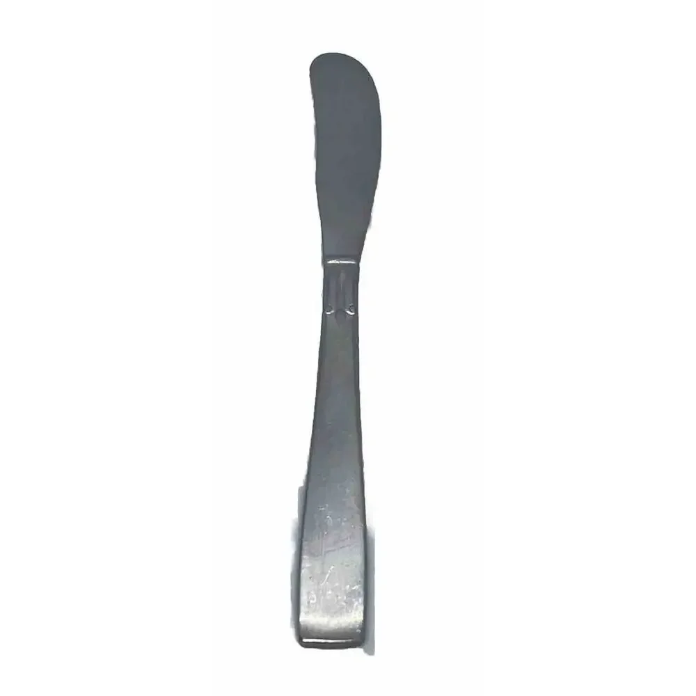 Midcentury Modern Silver Plate Butter 6 3/8” Spreader Art Deco Style Post-1940's
